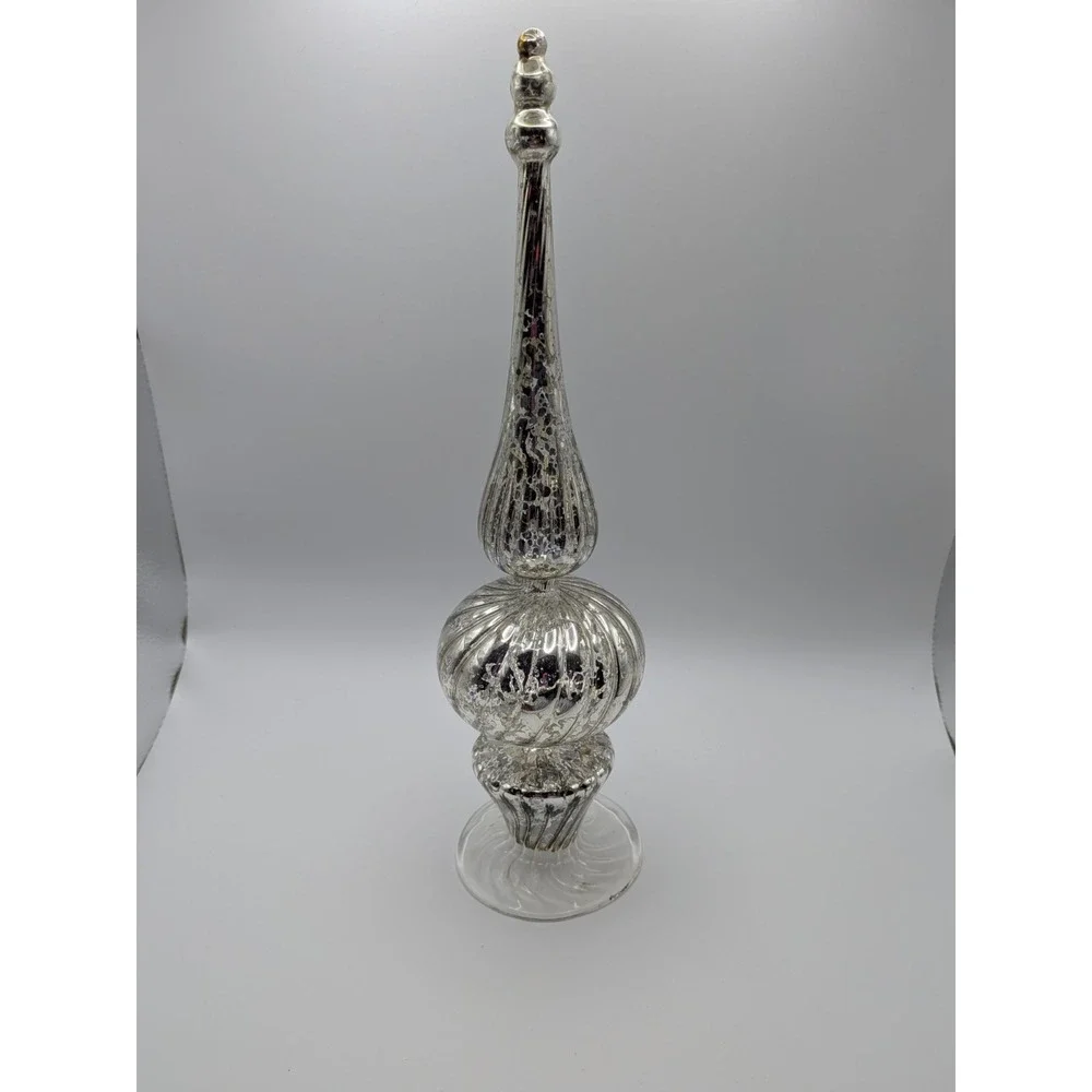 Vtg‎ Fluted Finial Tree Topper 12